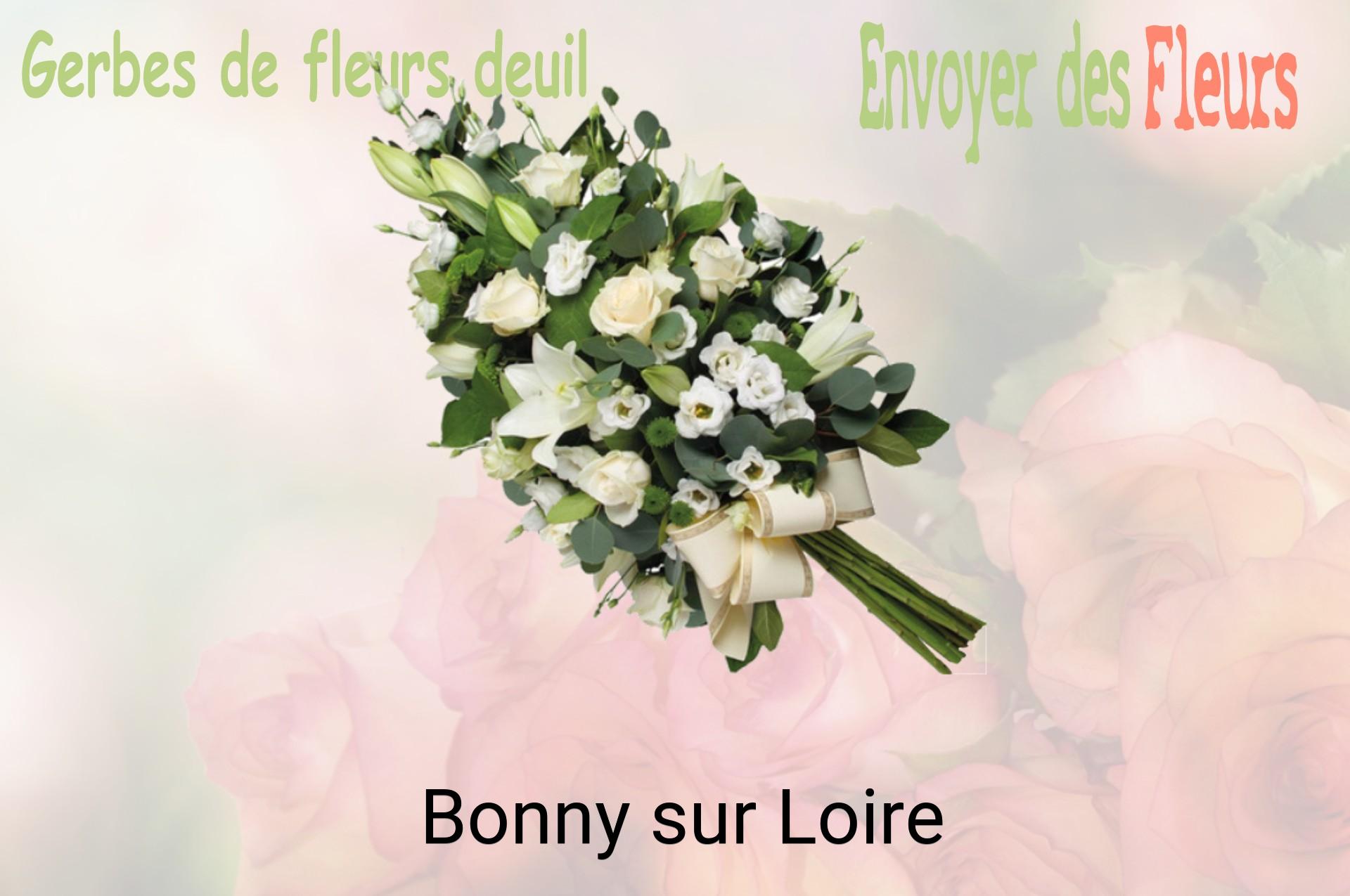 Gerbe de fleurs de deuil livrée à Bonny-sur-Loire